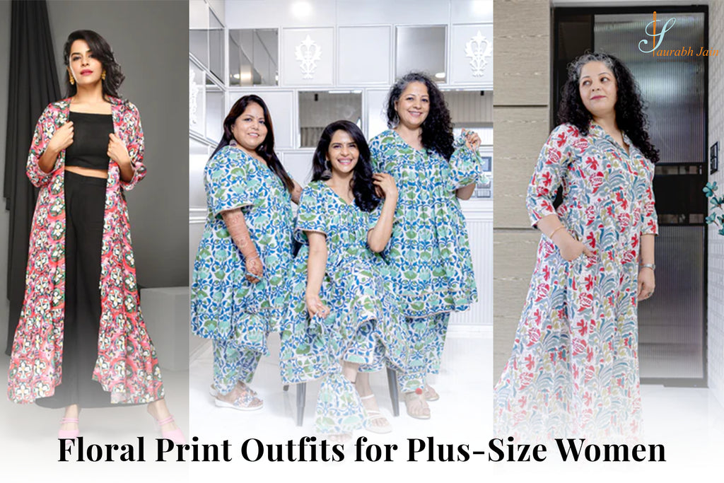 Everyday Floral Print Outfits for Plus-Size Women on the Go