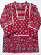 Red Floral Printed Farsi Set