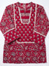 Red Floral Printed Farsi Set