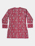 Red Floral Printed Farsi Set