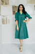 GREEN HAKOBA DRESS