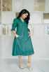 GREEN HAKOBA DRESS