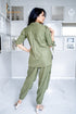 OLIVE GREEN CO-ORD SET