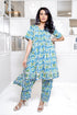 FLORAL SALWAR SUIT WITH POTLI