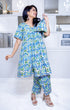 FLORAL SALWAR SUIT WITH POTLI