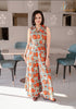 Orange Jaipuri Women Jumpsuit , Full View