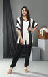 BLACK AND WHITE COORD SET