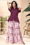 WINE SHIRT WITH KALI PANT