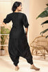 Black Dhoti/Top Women Dress , Back