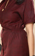 MAROON DRESS