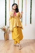 YELLOW SHORT KAFTAN TOP/PANT