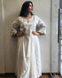White Embroidered Dhoti Kurta Set