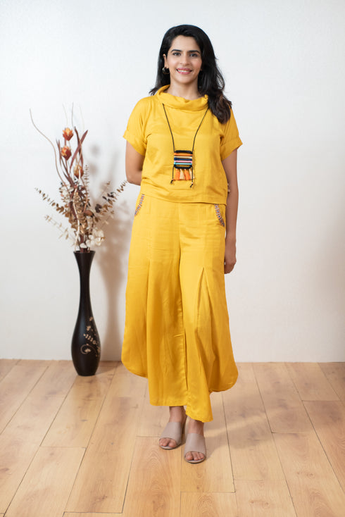 MUSTARD YELLOW COORD SET