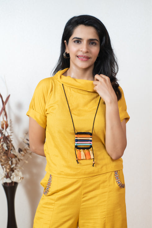 MUSTARD YELLOW COORD SET