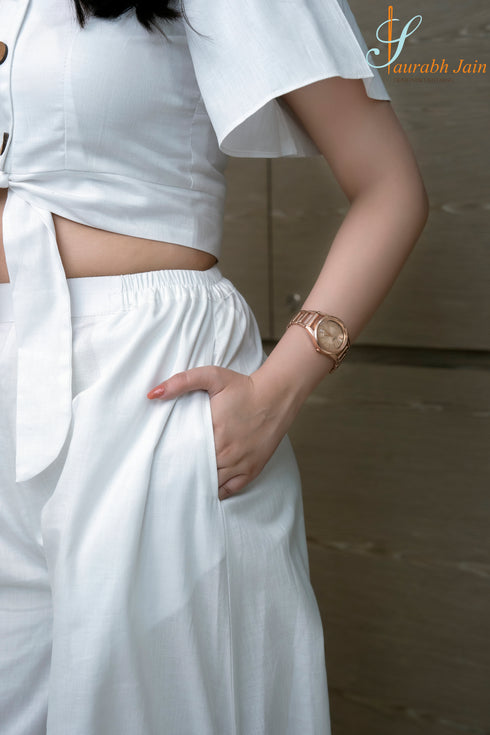 WHITE DRAW STRING COORD SET