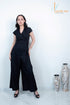 Designer Black Women Jumpsuit , Full View