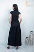 Designer Black Women Jumpsuit , Back View