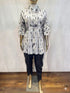 Grey and Black Tunic with Tulip Pants