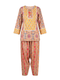 Yellow Floral Printed Farsi Set