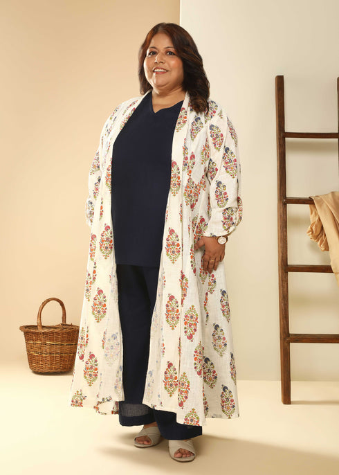 MUGHAL PRINT JACKET SET