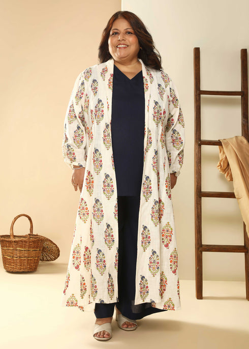 MUGHAL PRINT JACKET SET