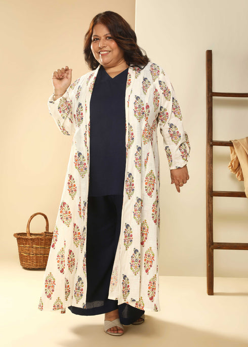 MUGHAL PRINT JACKET SET