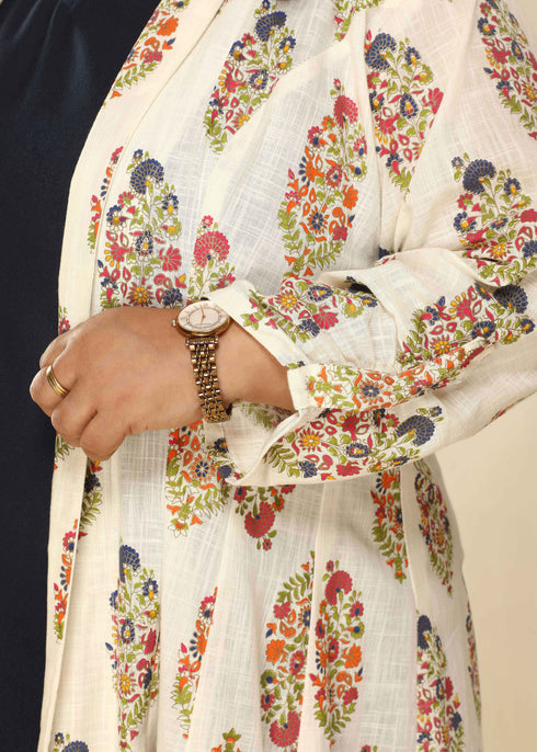 MUGHAL PRINT JACKET SET