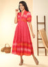 RED IKAT DRESS