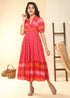 RED IKAT DRESS