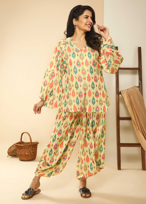 LIME GREEN COORD SET