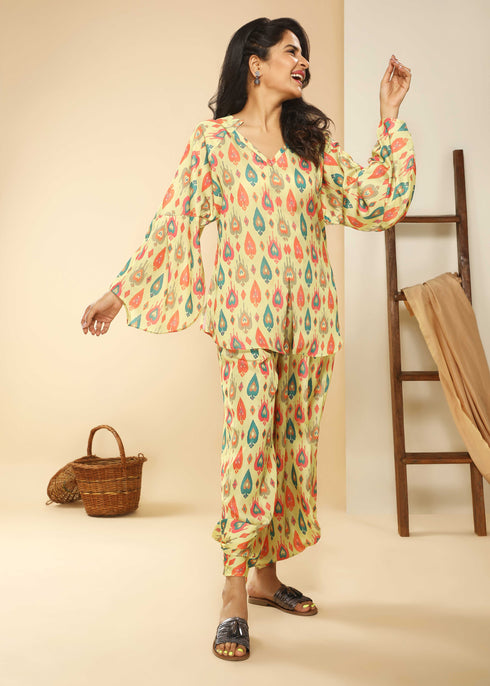 LIME GREEN COORD SET