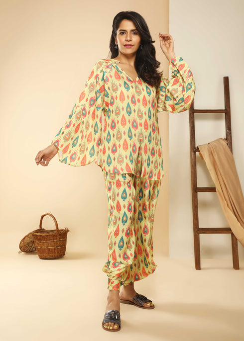 LIME GREEN COORD SET