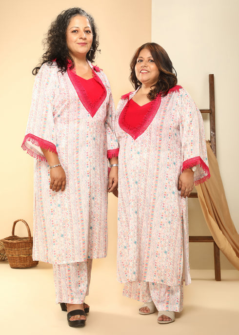 HOT PINK THREE PIECE SET