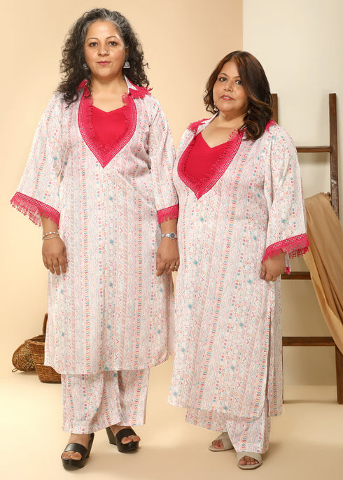 HOT PINK THREE PIECE SET