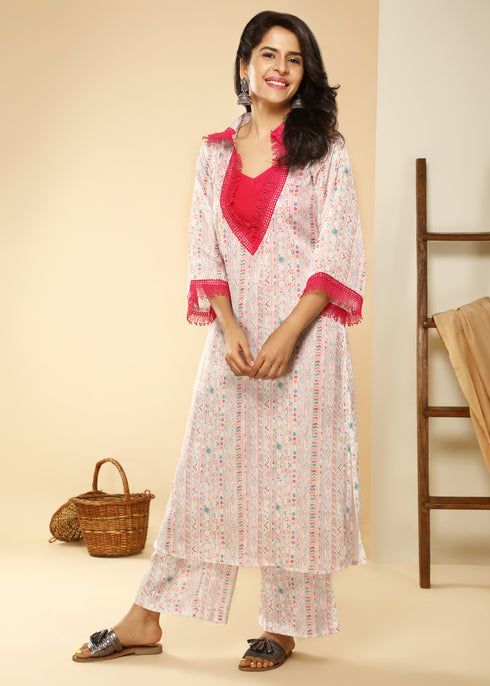 HOT PINK THREE PIECE SET