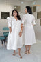 Designer White Hakoba Women Dress