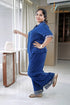 Designer Blue Women Coord Set, Side View