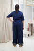 Designer Blue Women Coord Set, Back View