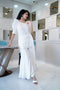 WHITE KALI PANT/KURTI SET