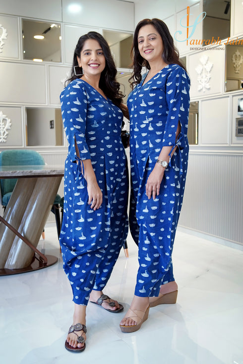 BEIGE JAIPURI JUMPSUIT