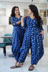 Designer Indigo Women Jump Suit , Full View