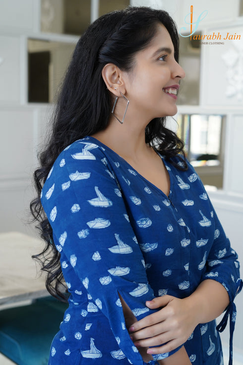 BEIGE JAIPURI JUMPSUIT