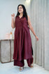 Maroon Kurta/Pant Women Dress ,Full View