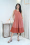 BROWN A-LINE DRESS