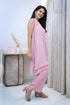 Designer Light Pink Layer Co-ord Set , Side View