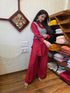 MAROON KOTI PATHANI SET