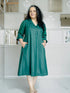 GREEN HAKOBA DRESS