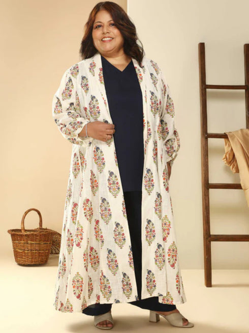 MUGHAL PRINT JACKET SET