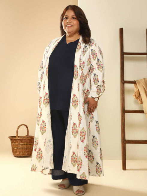 MUGHAL PRINT JACKET SET