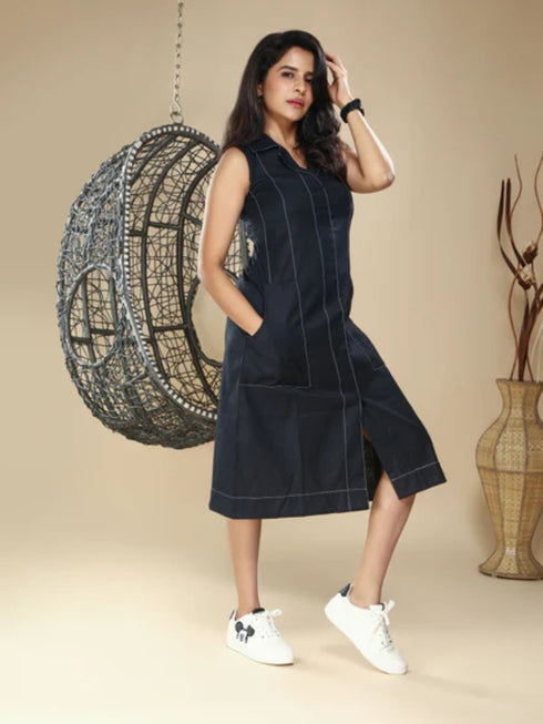 NAVY BLUE DRESS